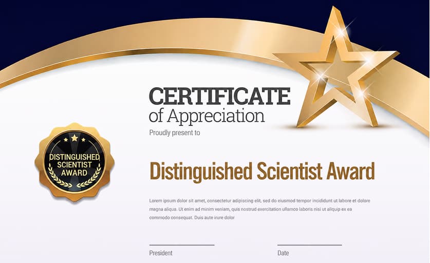 Distinguished Scientist Award
